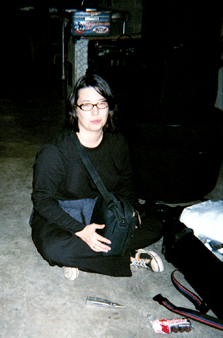 Chiyoko after the Carnagie Mellon gig